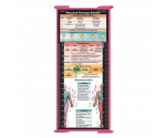 WhiteCoat Clipboard® Trifold - Pink Physical Therapy Edition
